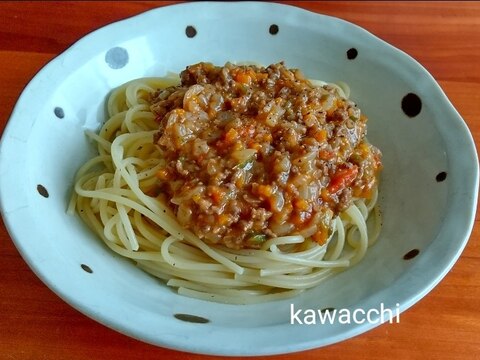 簡単 トマト缶なしでミートソース レシピ 作り方 By Kawacchi 楽天レシピ
